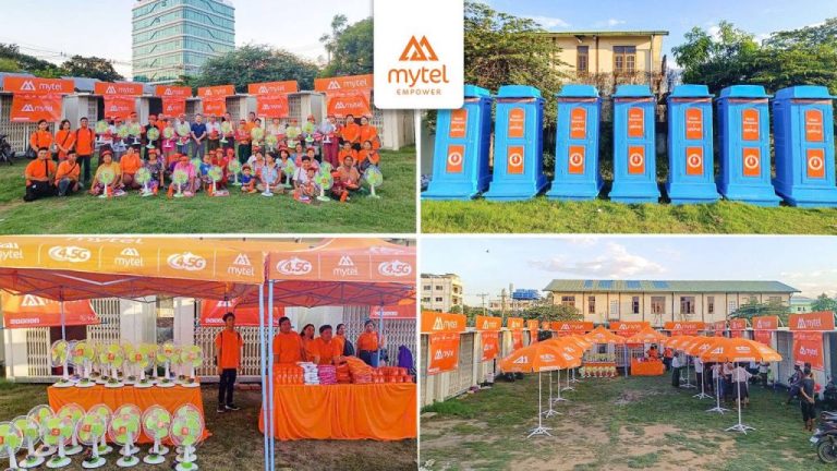 မြေငလျင်ဒဏ်သင့်ပြည်သူများအတွက် Mytel မှ လူနေအိမ်များဆောက်လုပ် လှူဒါန်း